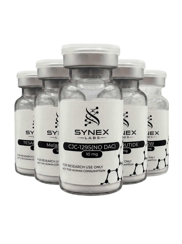 Premium research peptide vial